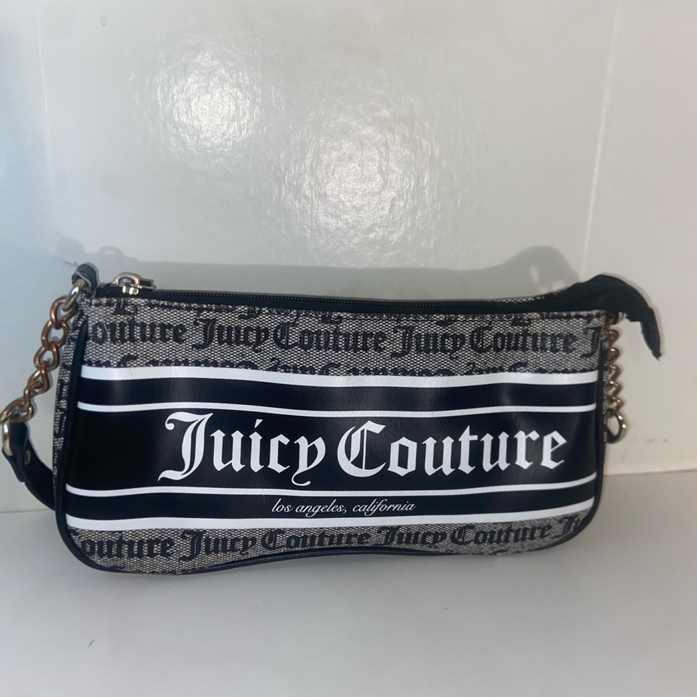 Juicy Couture Black and Gray Women's Bag
